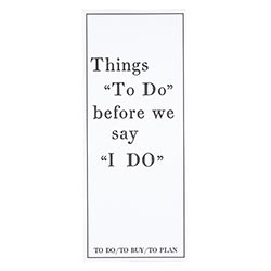 Daily Wedding Planner To Do's