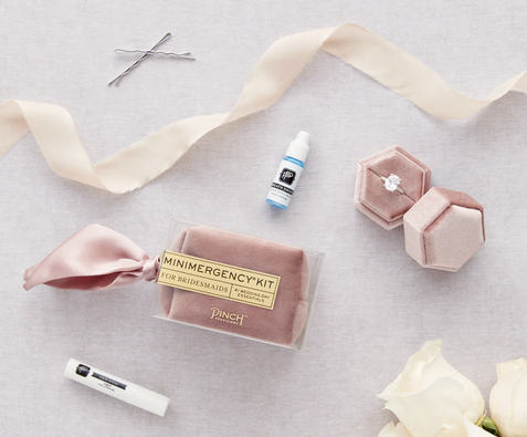 Velvet Scarf Minimergency Kit - Rose