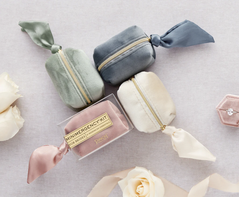 Velvet Scarf Minimergency Kit - Rose